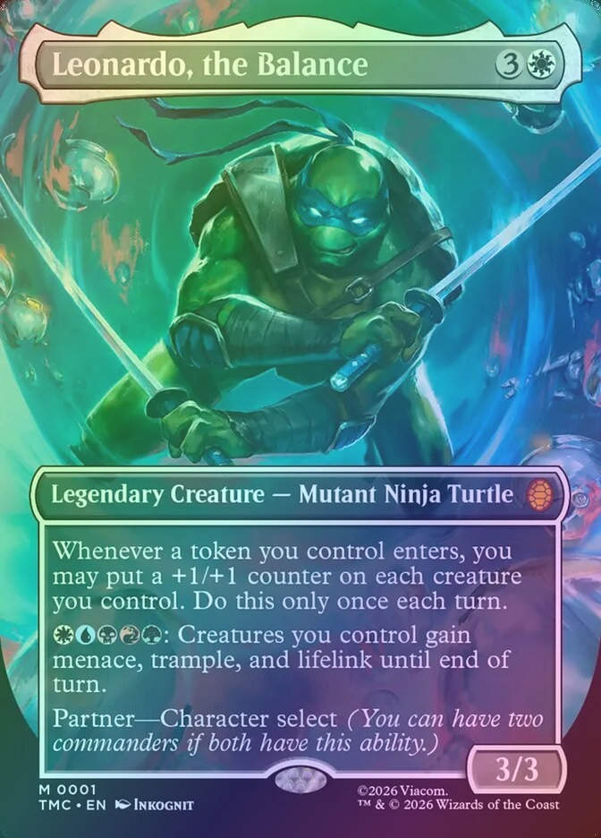 Leonardo, the Balance (TMC) (1) / Borderless / Foil