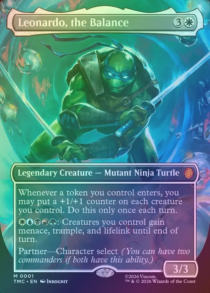 Leonardo, the Balance (TMC) (1) / Borderless / Foil