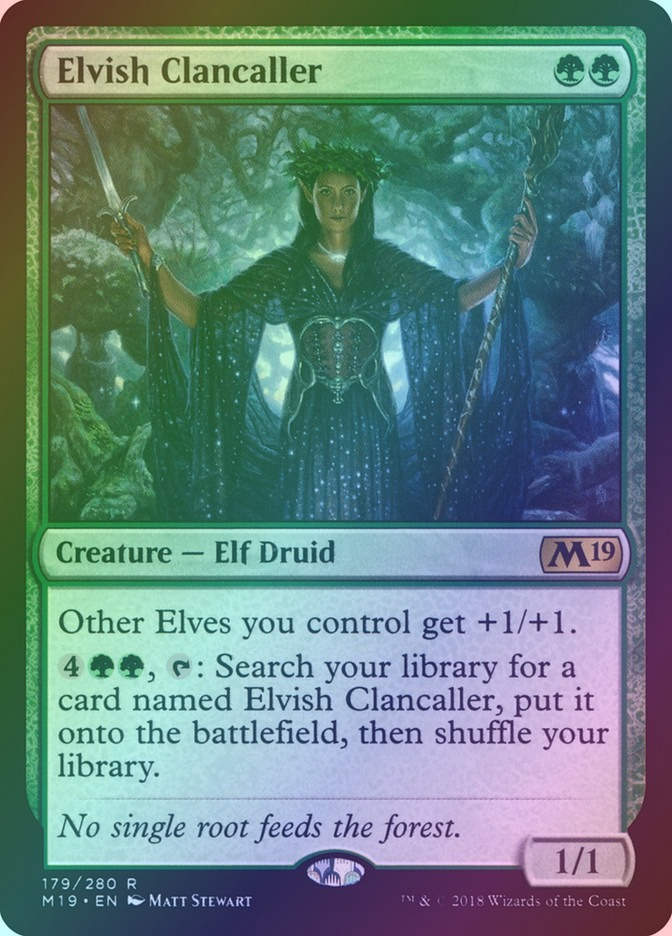 Elvish Clancaller (M19) (179) / Foil
