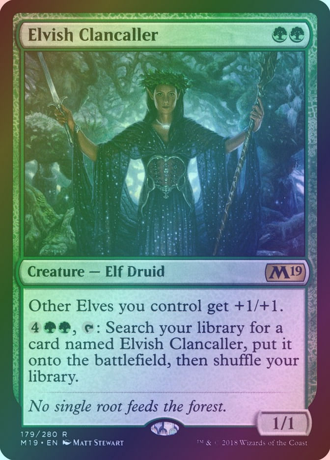 Elvish Clancaller (M19) (179) / Foil