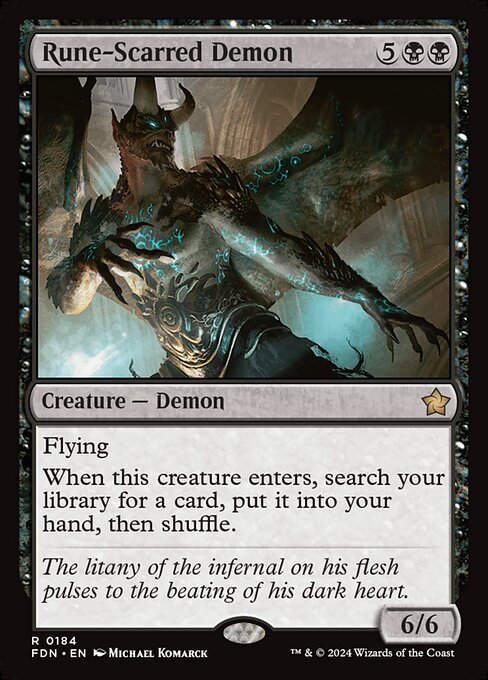 Rune-Scarred Demon (FDN) (184)