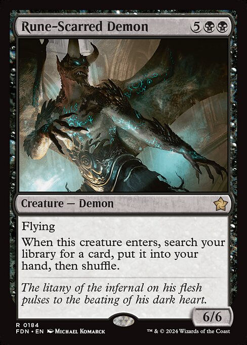 Rune-Scarred Demon (FDN) (184)