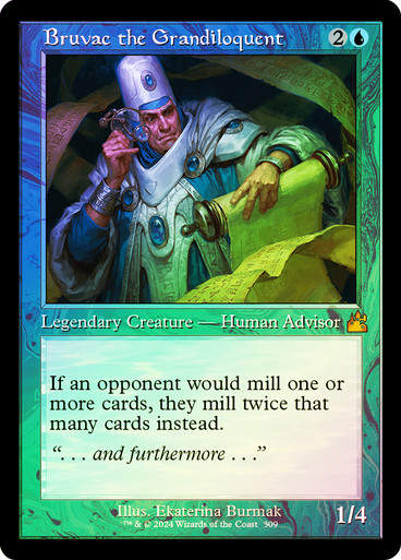 Bruvac the Grandiloquent (rvr) (309) / Retro / Foil