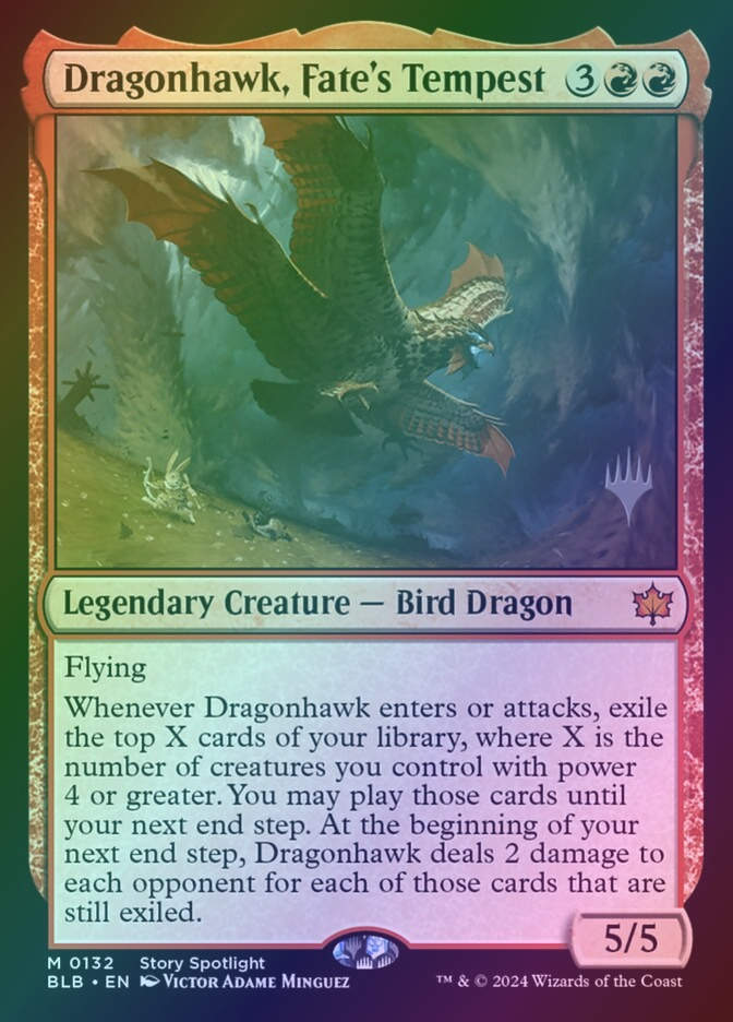 Dragonhawk, Fate's Tempest (PBLB) (132p) / Foil