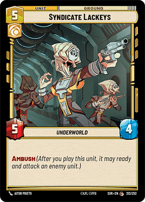 Syndicate Lackeys (SOR_#213/252)
