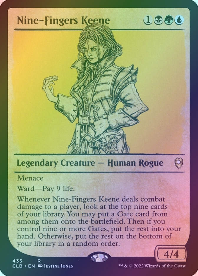 Nine-Fingers Keene (CLB) (435) / Showcase / Foil