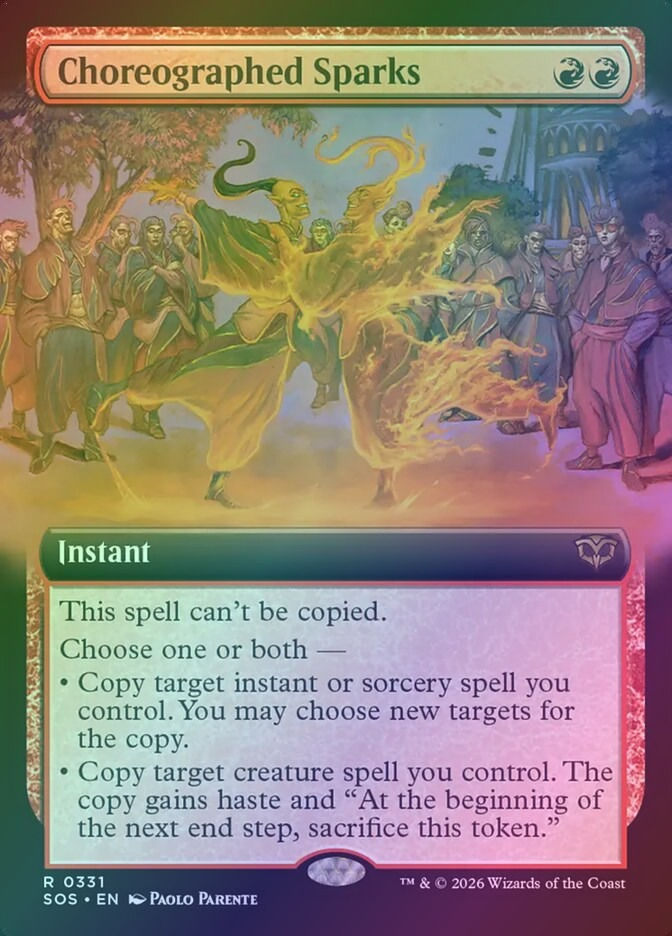 Choreographed Sparks (SOS) (331) / Extended Art / Foil