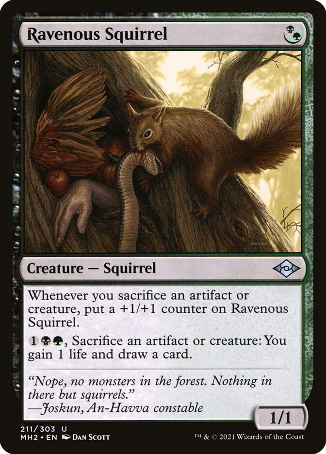 Ravenous Squirrel (MH2) (211)