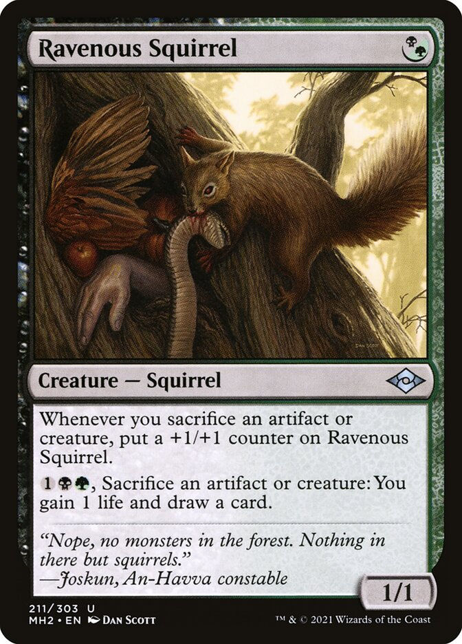 Ravenous Squirrel (MH2) (211)