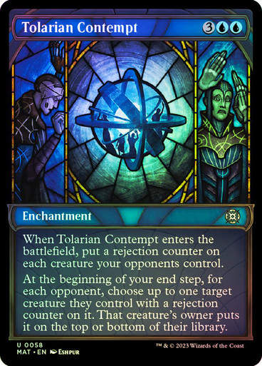 Tolarian Contempt (MAT) / Showcase / Foil
