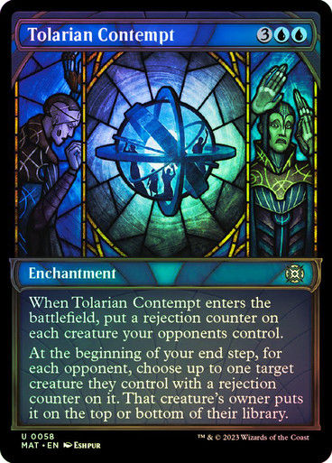 Tolarian Contempt (MAT) / Showcase / Foil