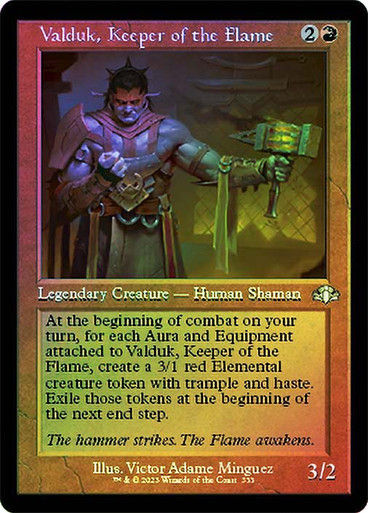 Valduk, Keeper of the Flame (DMR) / Showcase / Foil