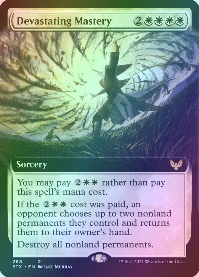 Devastating Mastery (STX) (288) / Extended Art / Foil