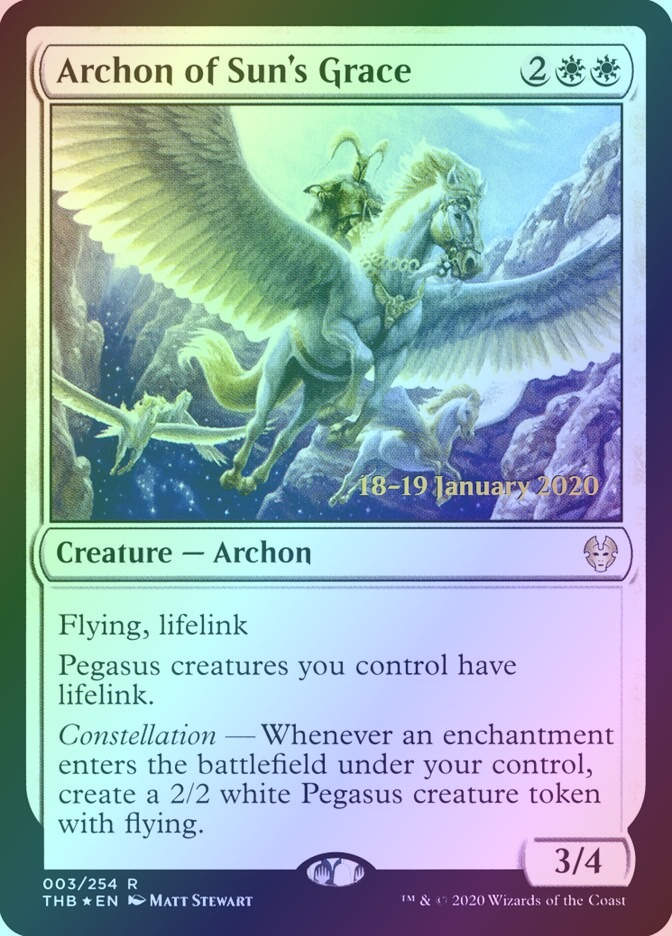 Archon of Sun's Grace (PTHB) (3s) / Foil