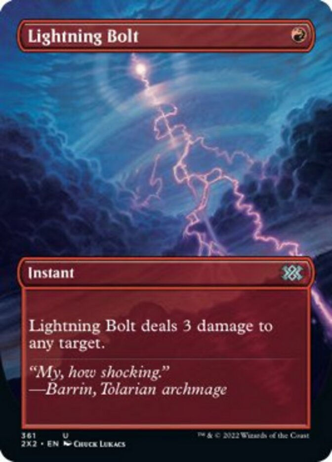 Lightning Bolt (2X2) / Borderless
