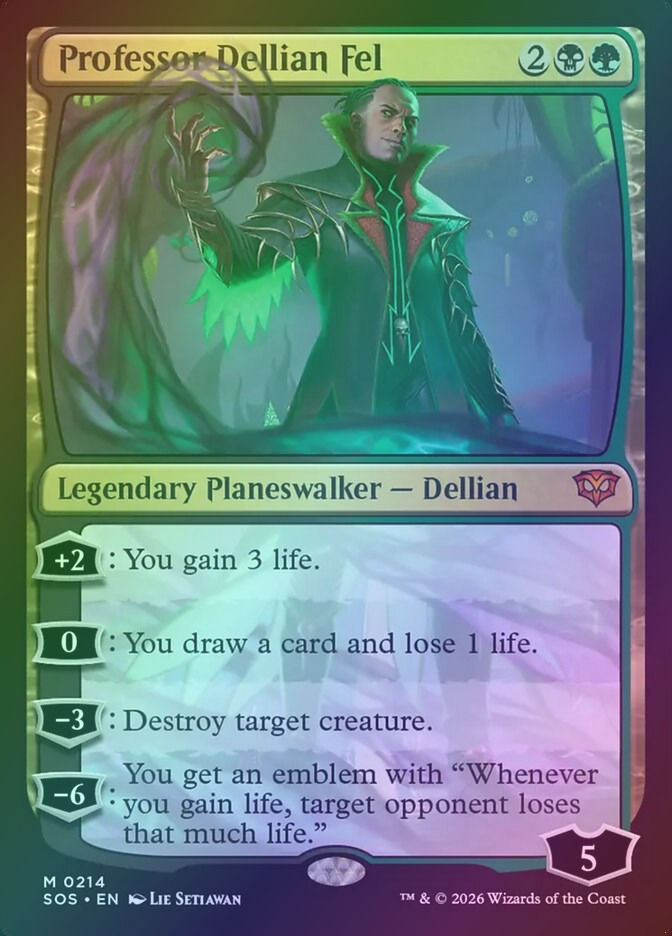 Professor Dellian Fel (SOS) (214) / Foil