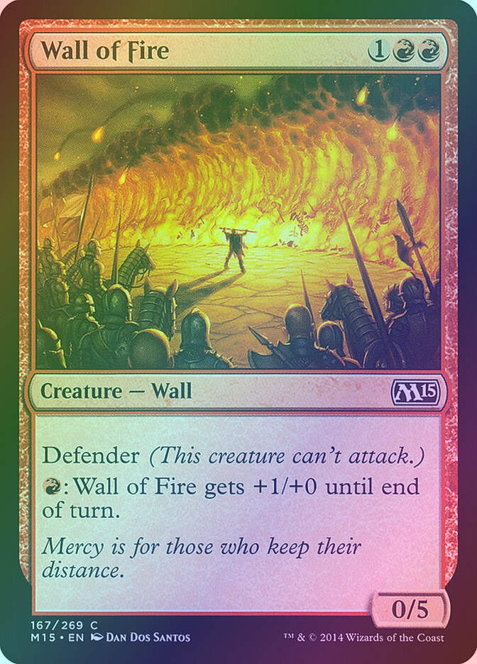 Wall of Fire (M15) (167) / Foil