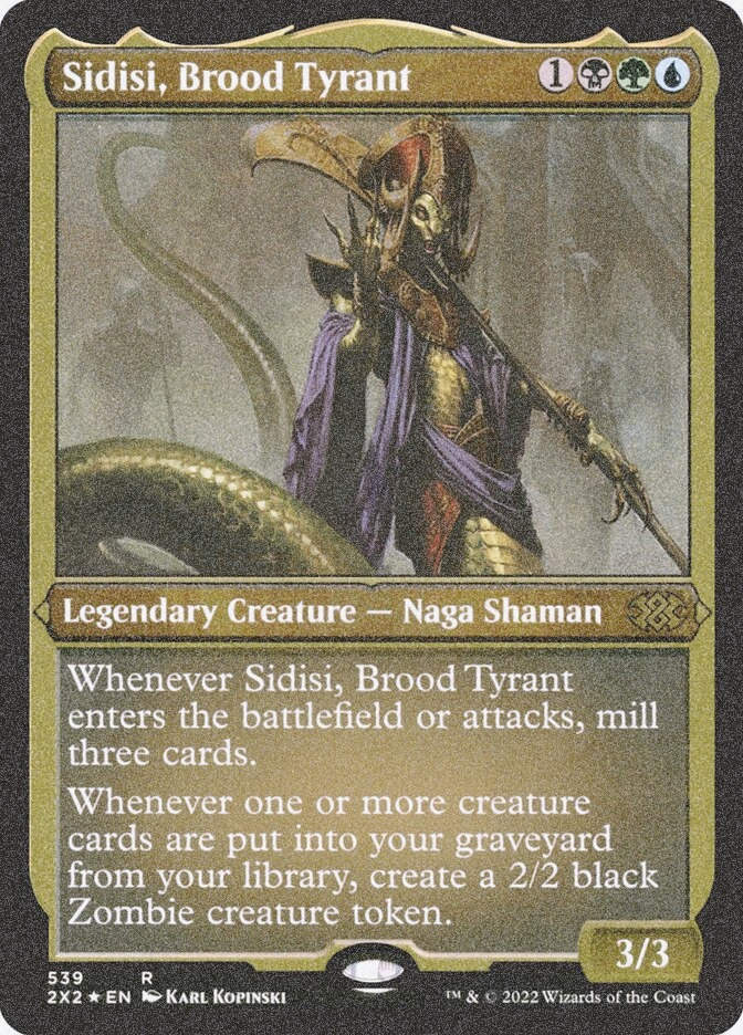 Sidisi, Brood Tyrant (2X2) (539) / Foil Etched
