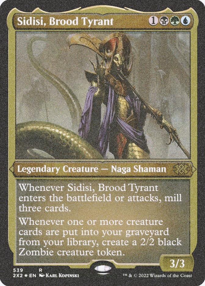 Sidisi, Brood Tyrant (2X2) (539) / Foil Etched