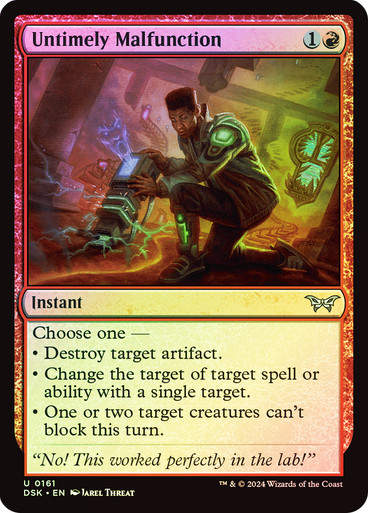Untimely Malfunction (DSK) (161) / Foil