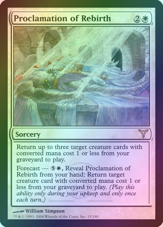 Proclamation of Rebirth (DIS) (15) / Foil