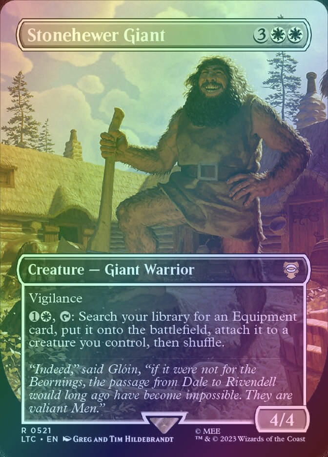 Stonehewer Giant (LTC) (521) / Borderless / Foil