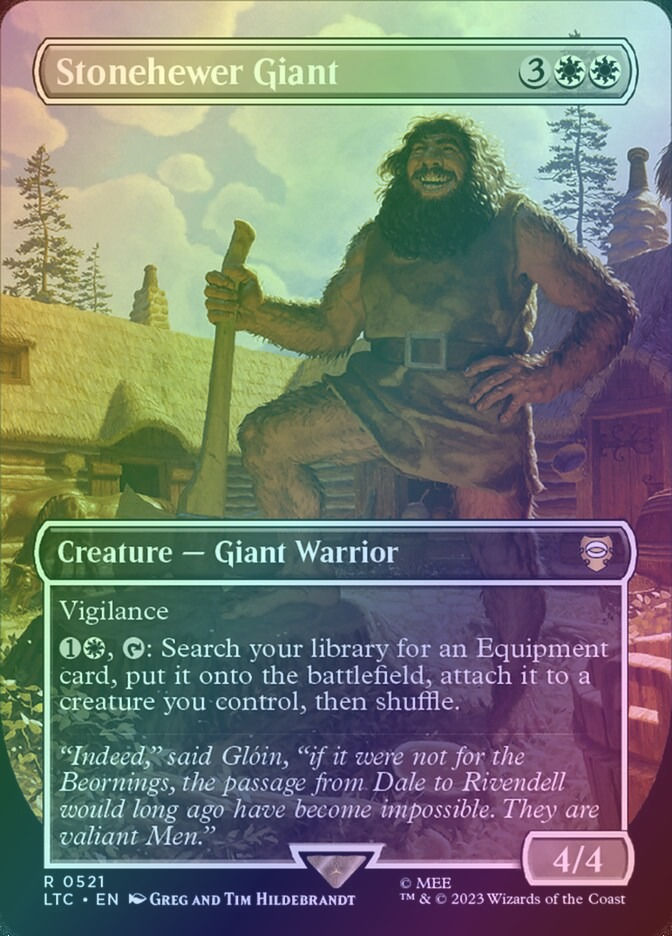 Stonehewer Giant (LTC) (521) / Borderless / Foil
