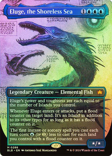 Eluge, the Shoreless Sea (blb) (288) / Borderless Foil