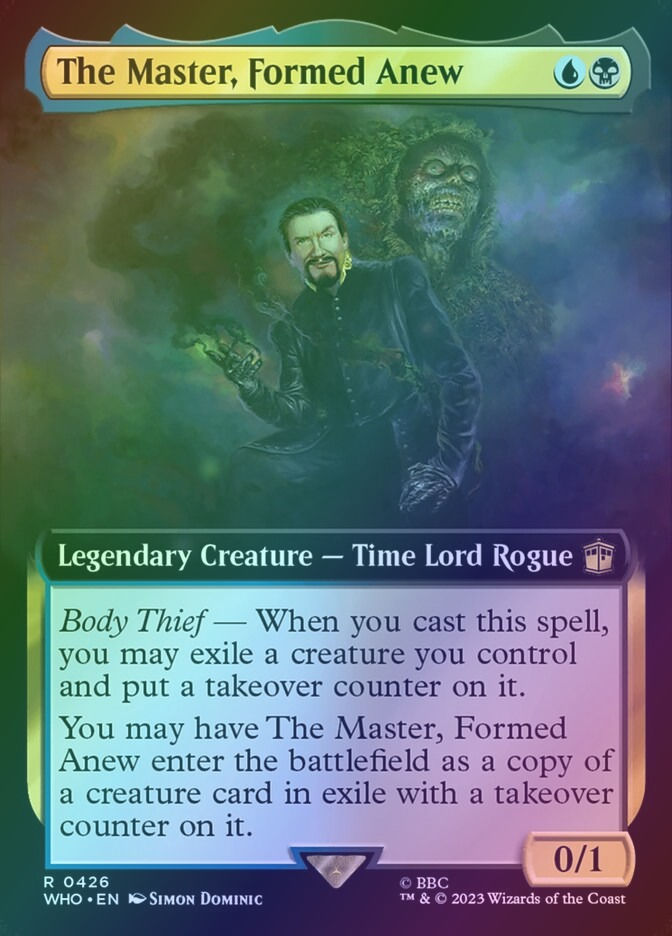 The Master, Formed Anew (WHO) (426) / Extended Art / Foil