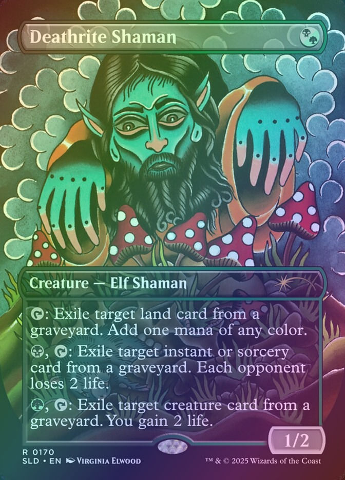 Deathrite Shaman (SLD) (170) / Borderless / Foil