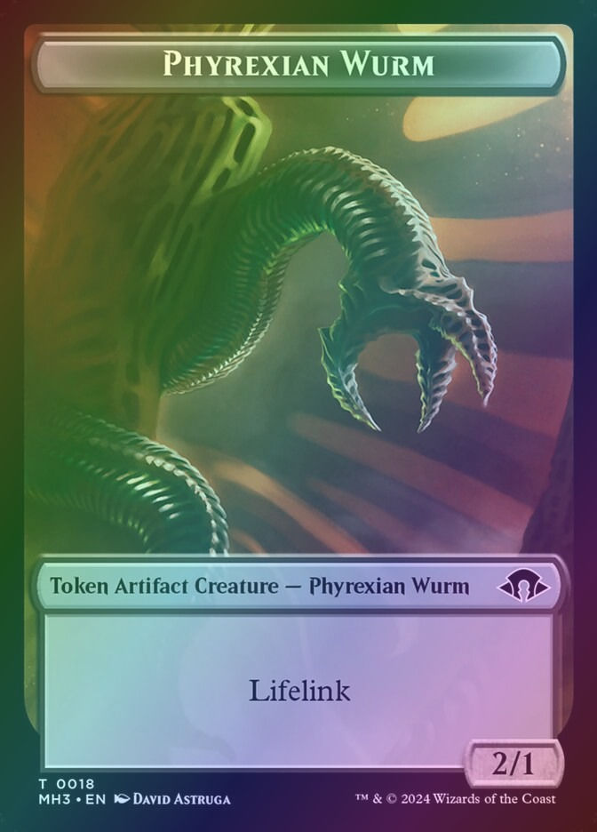 Phyrexian Wurm // Eldrazi Spawn (TMH3) (18 // 2) / Foil — cara 1 de 2