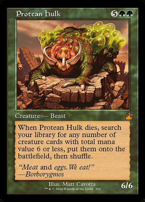 Protean Hulk (rvr) (353) / Retro