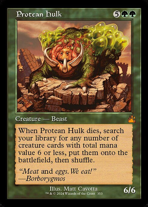 Protean Hulk (rvr) (353) / Retro