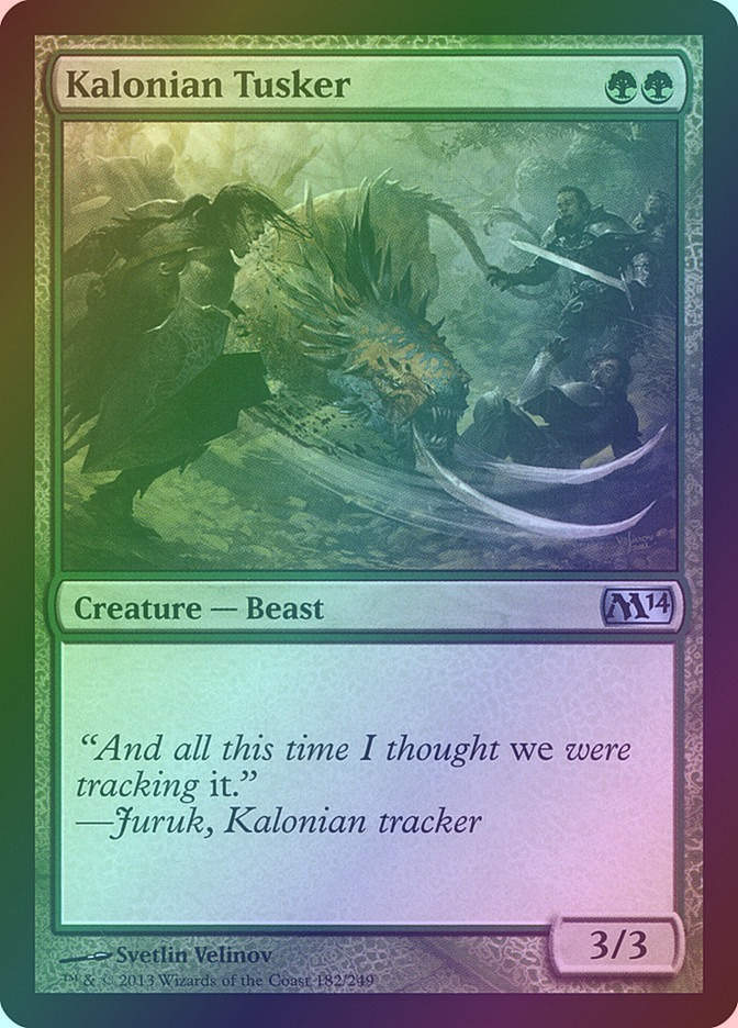 Kalonian Tusker (M14) (182) / Foil