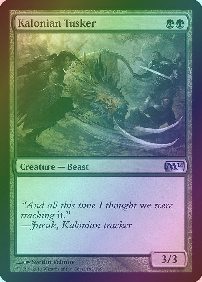 Kalonian Tusker (M14) (182) / Foil