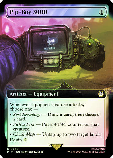 Pip-Boy 3000 (pip) (435) / Extended Art Foil