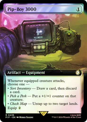 Pip-Boy 3000 (pip) (435) / Extended Art Foil