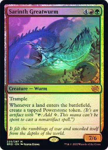 Sarinth Greatwurm (BRO) / Foil