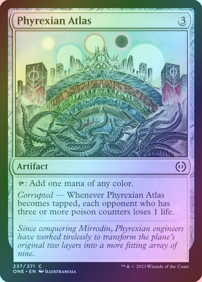 Phyrexian Atlas (ONE) (237) / Foil