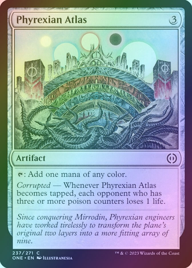 Phyrexian Atlas (ONE) (237) / Foil