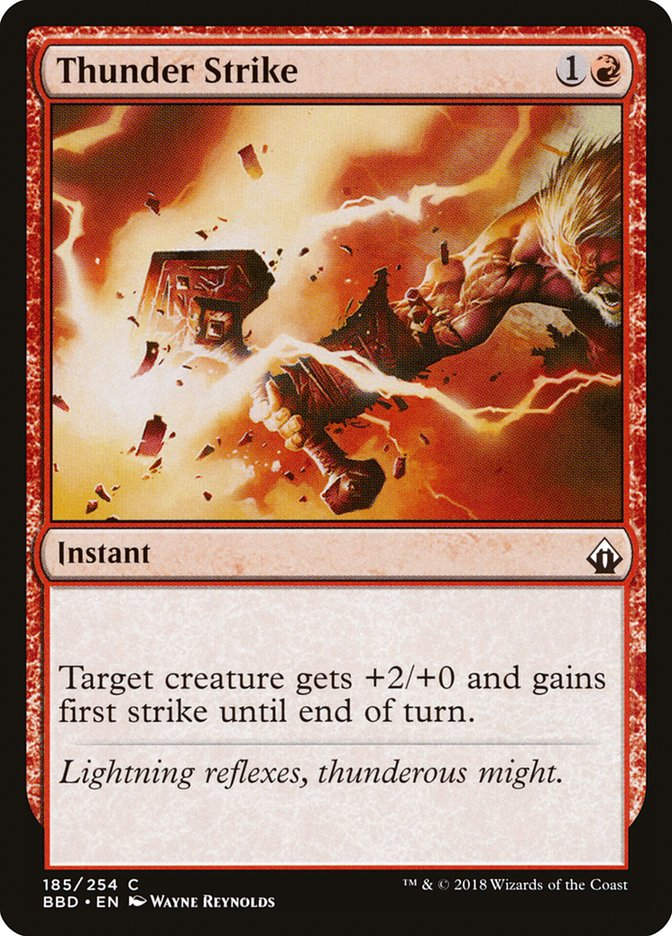 Thunder Strike (BBD) (185) / Foil