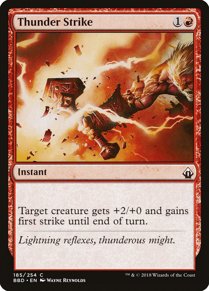 Thunder Strike (BBD) (185) / Foil