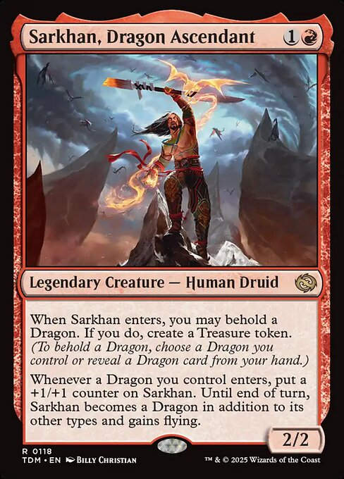 Sarkhan, Dragon Ascendant (TDM) (118)