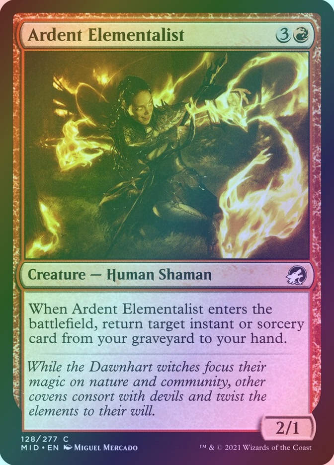 Ardent Elementalist (MID) (128) / Foil