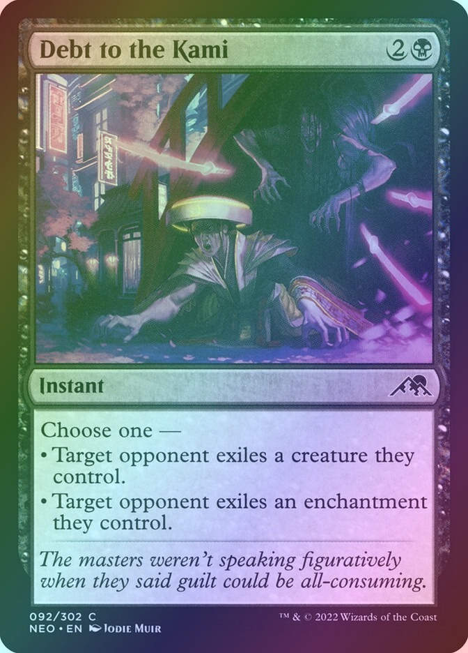 Debt to the Kami (NEO) (92) / Foil