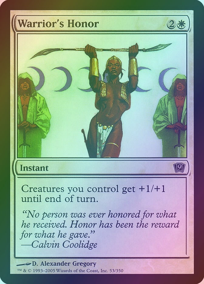 Warrior's Honor (9ED) (53★) / Foil