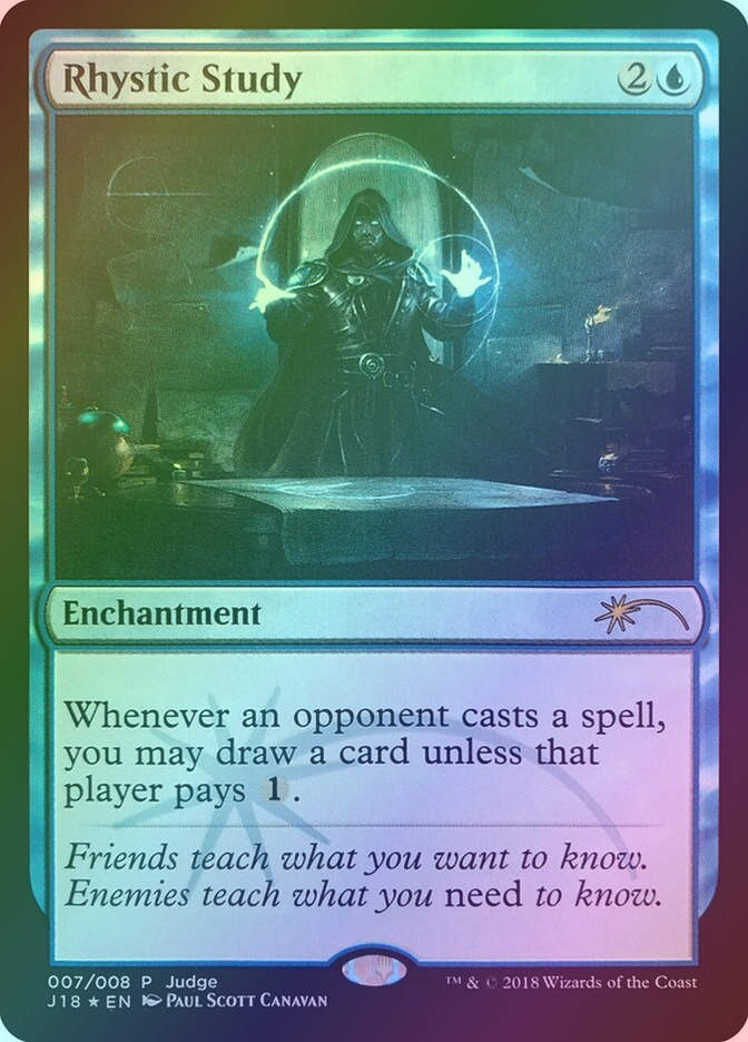 Rhystic Study (J18) (7) / Foil