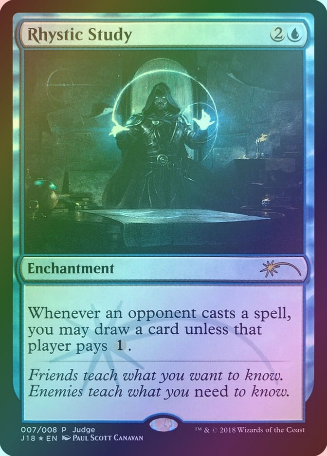Rhystic Study (J18) (7) / Foil