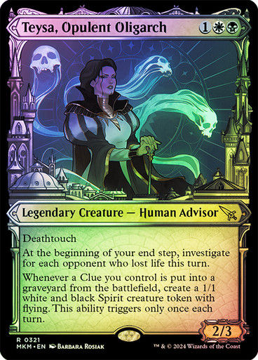 Teysa, Opulent Oligarch (mkm) (321) / Showcase Foil