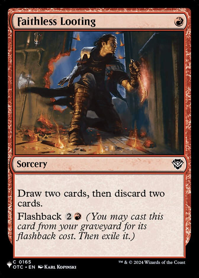 Faithless Looting (PLST) (OTC-165)